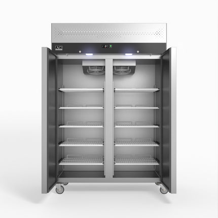 AG Equipment 1000 Litre Upright Double Stainless Steel Door Fridge AG-GNX1000TN