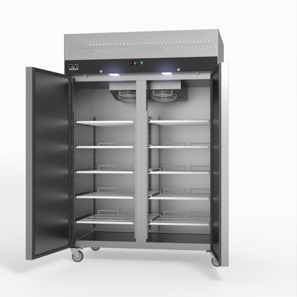 AG Equipment 1000 Litre Upright Double Stainless Steel Door Fridge AG-GNX1000TN