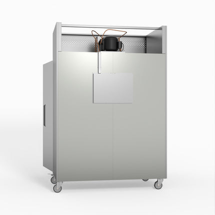 AG Equipment 1000 Litre Upright Double Stainless Steel Door Fridge AG-GNX1000TN