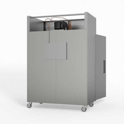 AG Equipment 1000 Litre Upright Double Stainless Steel Door Fridge AG-GNX1000TN
