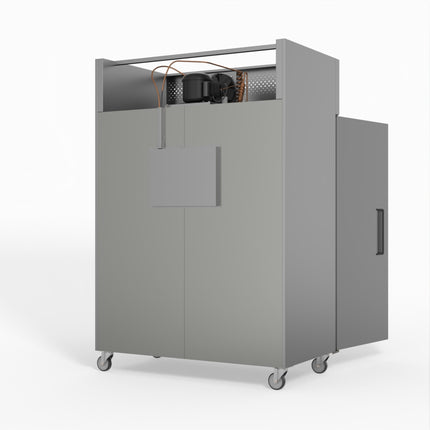 AG Equipment 1000 Litre Upright Double Stainless Steel Door Fridge AG-GNX1000TN