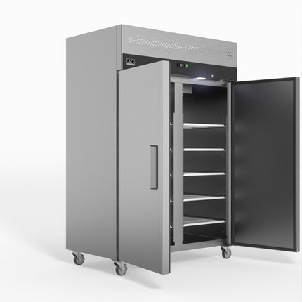 AG Equipment 1000 Litre Upright Double Stainless Steel Door Fridge AG-GNX1000TN