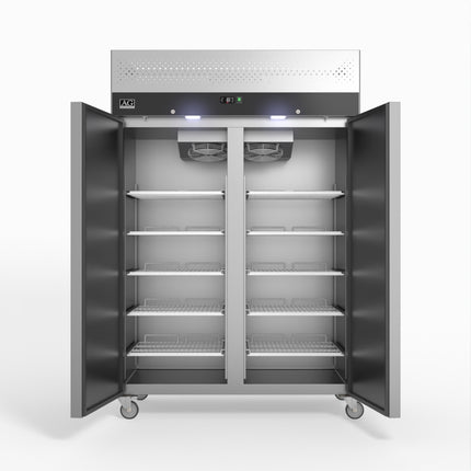 AG Equipment 1000 Litre Upright Double Stainless Steel Door Fridge AG-GNX1000TN