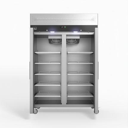AG Equipment 1000 Litre Upright Double Stainless Steel Door Fridge AG-GNX1000TN
