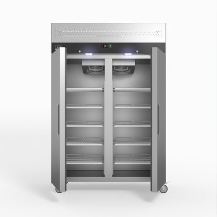 AG Equipment 1000 Litre Upright Double Stainless Steel Door Fridge AG-GNX1000TN