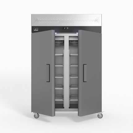 AG Equipment 1000 Litre Upright Double Stainless Steel Door Fridge AG-GNX1000TN
