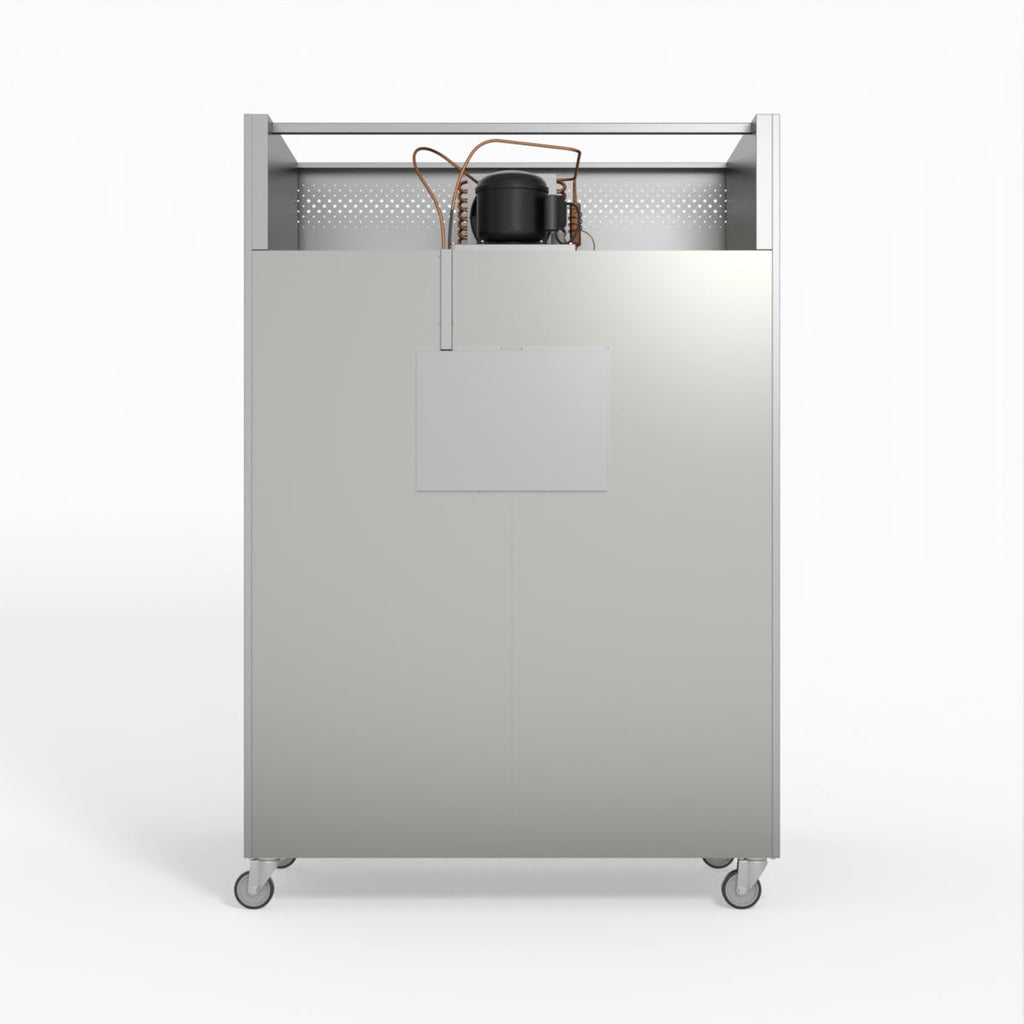 AG 1200 Litre Upright Double Door Stainless Steel Door Freezer GNX1200BT