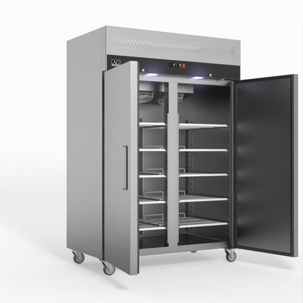 AG 1200 Litre Upright Double Door Stainless Steel Door Freezer GNX1200BT