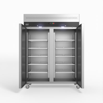 AG 1300 Litre Upright Double Door Stainless Steel Door Freezer