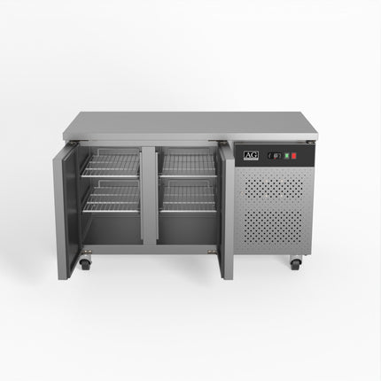 AG Two Door Commercial Worktop / Under Bench Freezer 700mm Depth
