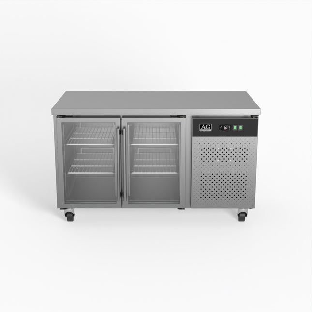 AG Equipment GNX2100TNG undercounter glass door fridge — front view