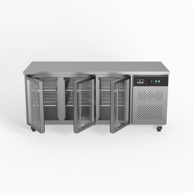 AG Equipment GNX3100TNG undercounter glass door fridge — view 2