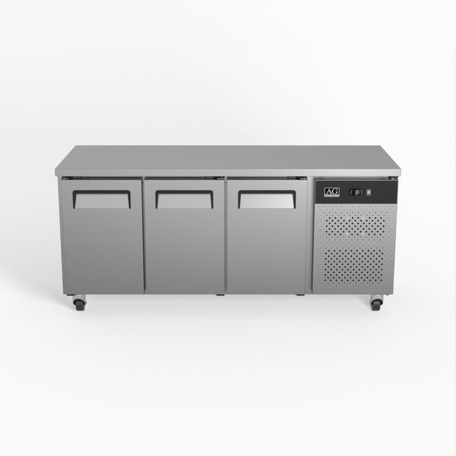 AG Equipment GNX3100TN under bench fridge — front view