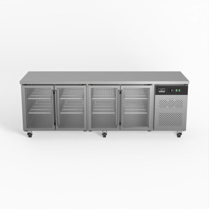 AG 553L 4 Glass Door Under Bench Fridge GNX4100TNG