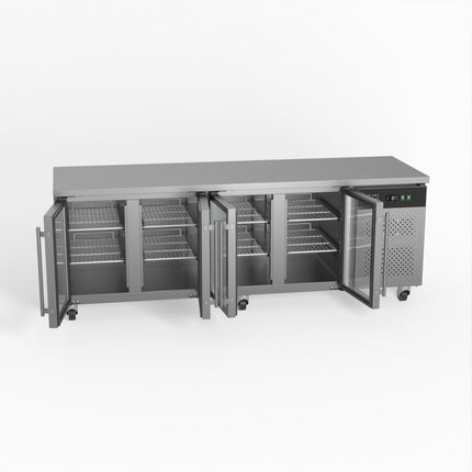 AG 553L 4 Glass Door Under Bench Fridge GNX4100TNG