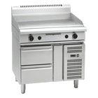Waldorf 800 Series GP8900G-RB - 900mm Gas Griddle – Refrigerated Base