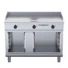 Waldorf 800 Series GPL8120E-CB - 1200mm Electric Griddle Low Back Version - Cabinet Base