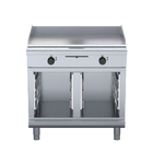 Waldorf 800 Series GPL8900E-CB - 900mm Electric Griddle Low Back Version - Cabinet Base