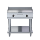 Waldorf 800 Series GPL8900E-LS - 900mm Electric Griddle Low Back Version - Leg Stand