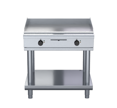 Waldorf 800 Series GPL8900E-LS - 900mm Electric Griddle Low Back Version - Leg Stand