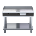 Waldorf Bold GPLB8120E-LS - 1200mm Electric Griddle Low Back Version - Leg Stand