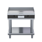 Waldorf Bold GPLB8900E-LS - 900mm Electric Griddle Low Back Version - Leg Stand