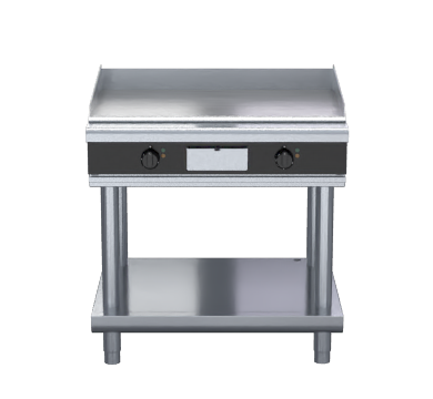 Waldorf Bold GPLB8900E-LS - 900mm Electric Griddle Low Back Version - Leg Stand