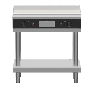 Waldorf Bold GPLB8900G-LS - 900mm Gas Griddle Low Back Version - Leg Stand