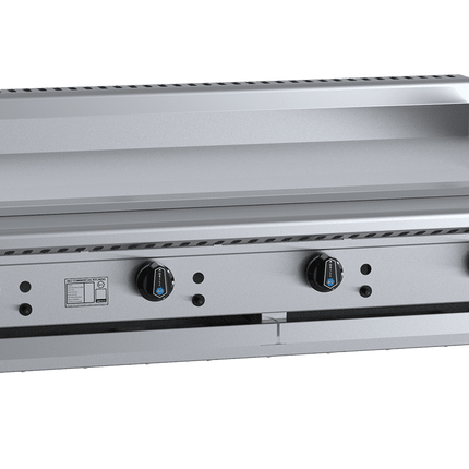 B+S Black Grill Plate 1200mm Bench Mounted LPG