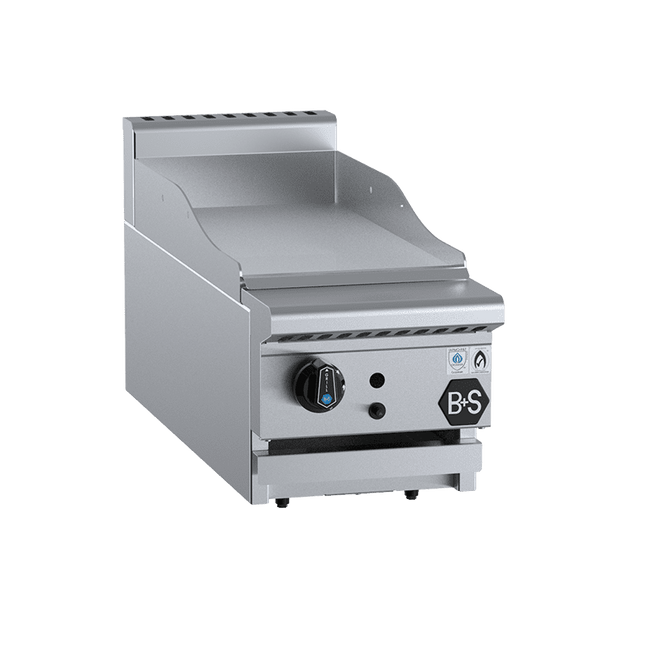 B+S Black Grill Plate 300mm Bench Mounted LPG