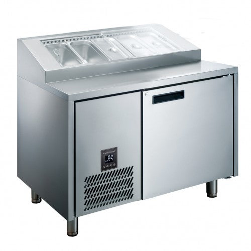 Glacian 1 Door Pizza Prep Fridge 216L HPB1152