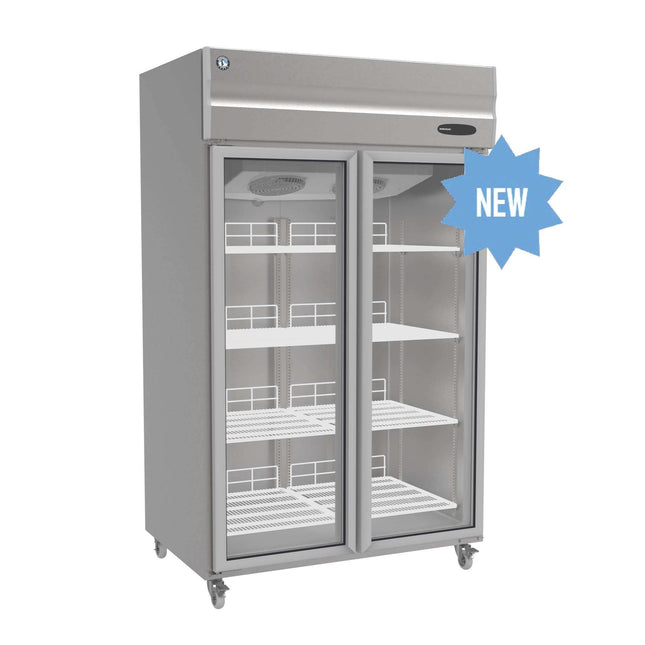 Hoshizaki Upright 1119L Two Glass Door Fridge  HR-127-GLASS-DOOR