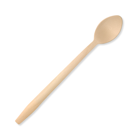 BioPak HY-20TS-COATED 20cm tall coated teaspoon, FSC 100%