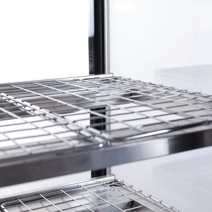 Anvil 900mm 4 Tier Square Glass Hot Food Display NDHV4730 — view 5