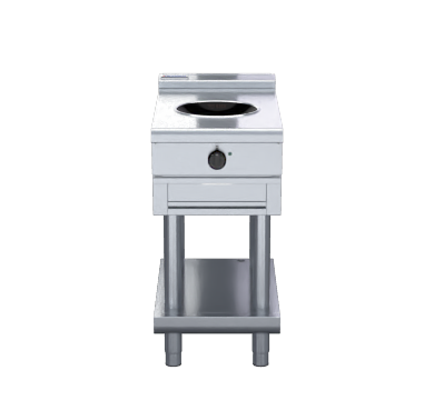 Waldorf Bold INLB8100W3-LS - 450mm Induction Wok Low Back Version - Leg Stand