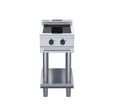 Waldorf 800 Series INL8200R3-LS - 450mm Electric Induction Cooktop Low Back Version - Leg Stand
