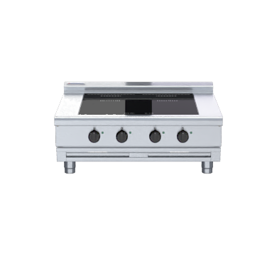 Waldorf 800 Series INL8400F-B - 900mm Electric Induction Cooktop Low Back Version - Bench Model
