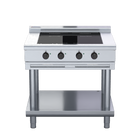 Waldorf 800 Series INL8400F-LS - 900mm Electric Induction Cooktop Low Back Version - Leg Stand