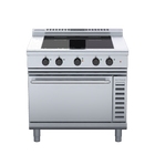 Waldorf 800 Series INL8410ECF - 900mm Induction Range Convection Oven Low Back Version