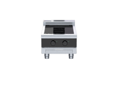 Waldorf Bold INLB8200R3-B - 450mm Electric Induction Cooktop Low Back Version - Bench Model