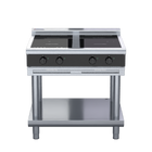 Waldorf Bold INLB8400R3-LS - 900mm Electric Induction Cooktop Low Back Version - Leg Stand