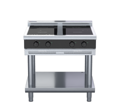 Waldorf Bold INLB8400R5-LS - 900mm Electric Induction Cooktop Low Back Version- Leg Stand