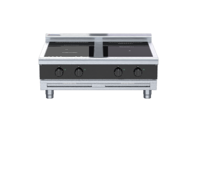 Waldorf Bold INLB8400R5F-B - 900mm Electric Induction Cooktop Low Back Version - Bench Model