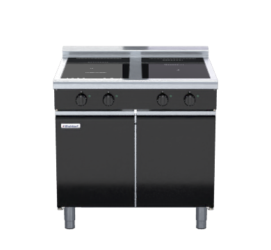 Waldorf Bold INLB8400R5F-CD - 900mm Electric Induction Cooktop Low Back Version - Cabinet Base