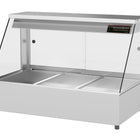 Woodson 3 Module Straight Glass Hot Food Display W.HFS23