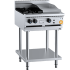 K+ Combination Two Open Burners Plus 300mm Grill Plate Natural Gas