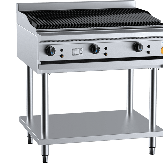 K+ 900mm Char Broiler Char Grill On Stand Natural Gas