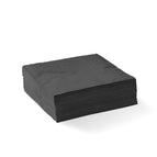 2-ply corner embossed cocktail napkin Qty:2,000 / black