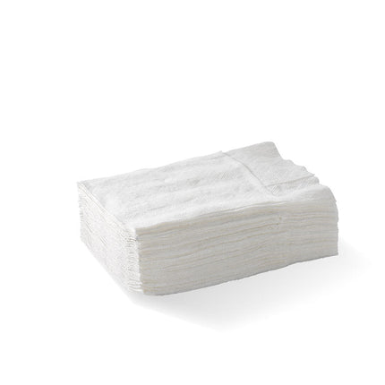 BioPak L-CDN-W 1-ply compact dispenser napkin (D Fold) white