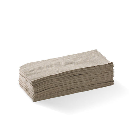 BioPak L-LN1/8-2PN 2-ply 1/8 fold lunch napkin natural